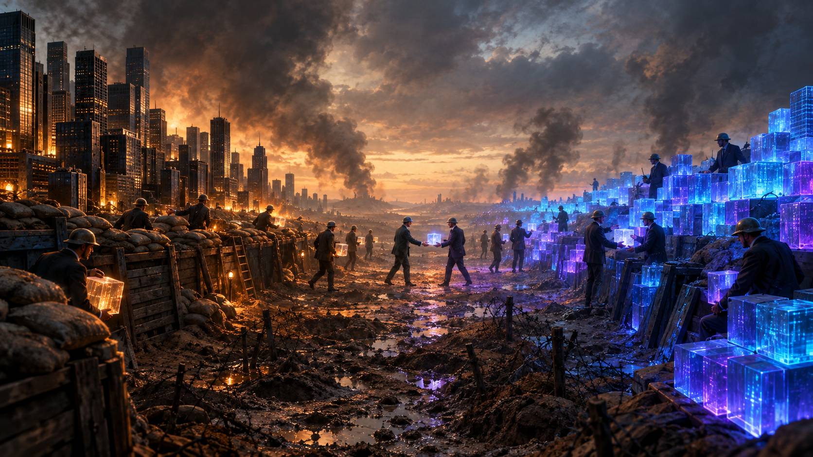 War torn city
