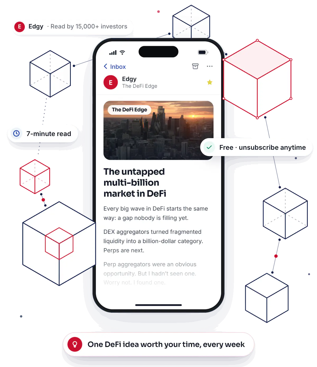 hero-g3 The DeFi Edge newsletter on a phone